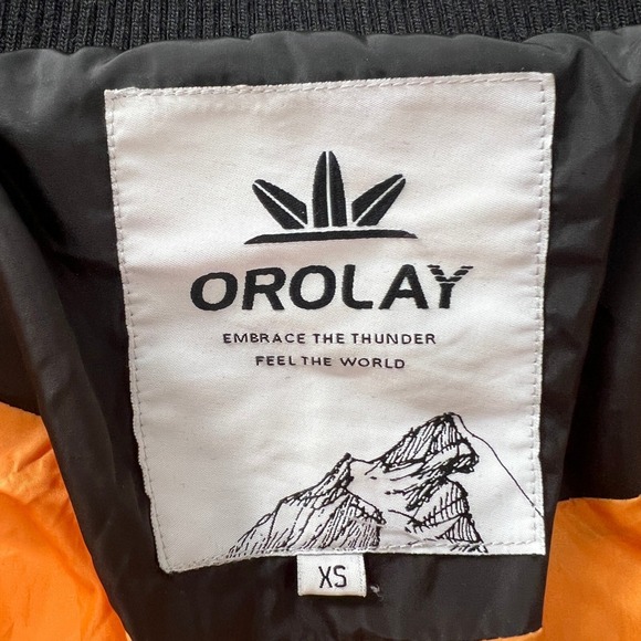 Orolay Women's Long Thickened Down Jacket Puffer Coat Hooded Black XL Y2K - Picture 5 of 11